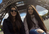 dos estudiantes en París